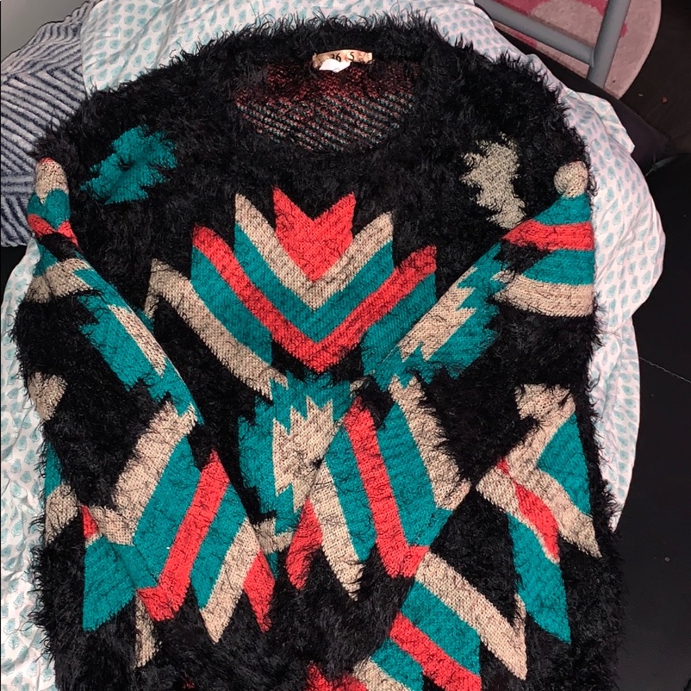 Furry sweater